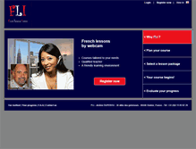 Tablet Screenshot of fli-french.live-learning-academy.com